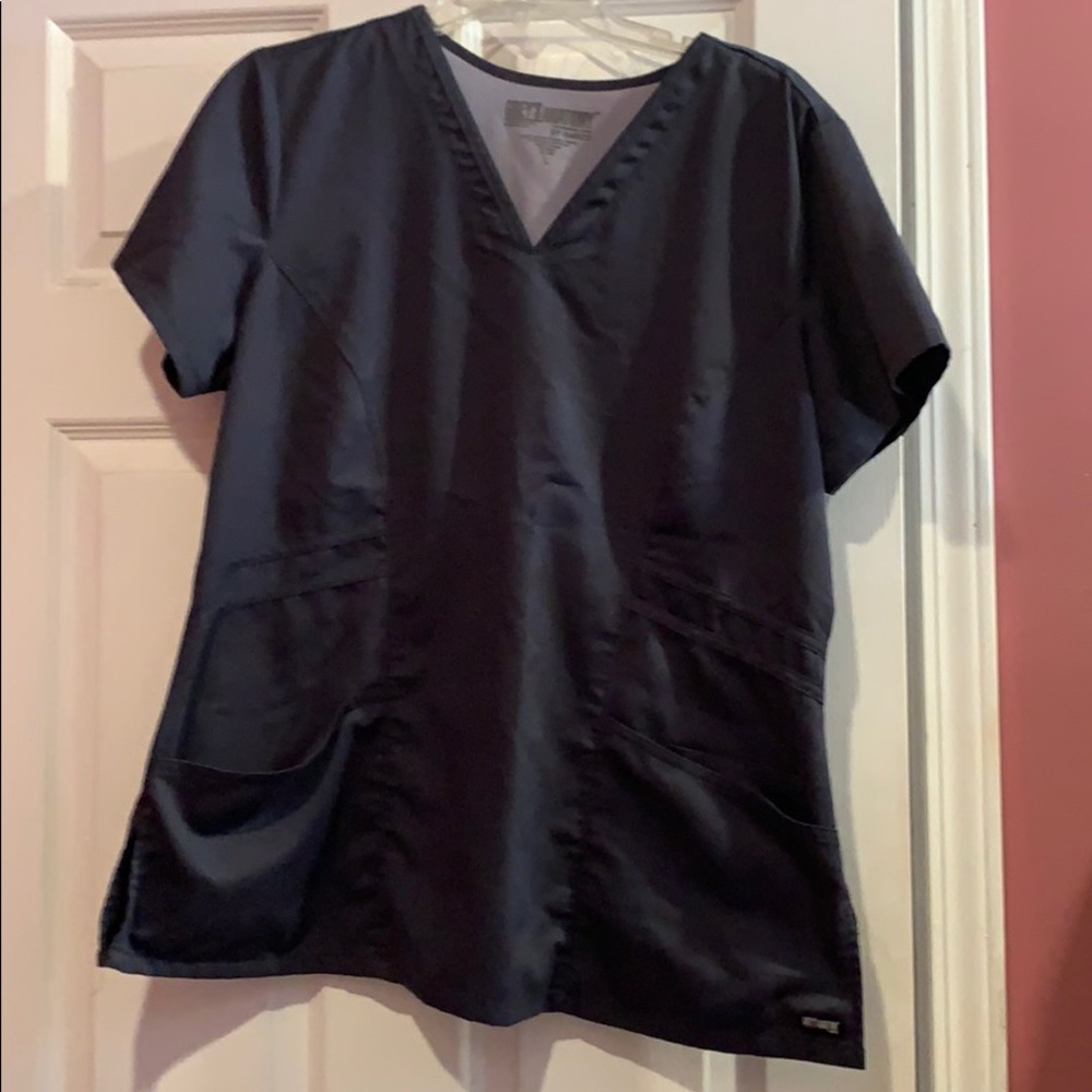 Grey’s Anatomy by Barco Gray Scrub Top